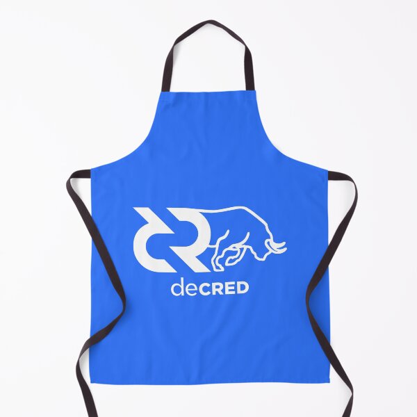 Aperçu de l'œuvre Decred Bull - DCR Blue © v1 (Design horodaté par https://timestamp.decred.org/) créée et vendue par OfficialCryptos.