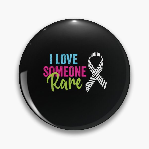 Item preview, Rare Disease Awareness Zebra Ribbon, I Love Someone Rare designed and sold by Gifts-Trend.