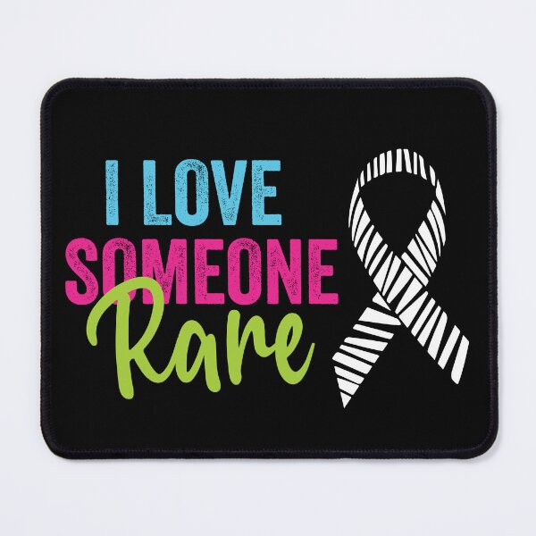 Item preview, Rare Disease Awareness Zebra Ribbon, I Love Someone Rare designed and sold by Gifts-Trend.