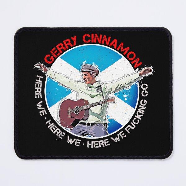 Item preview, Gerry Cinnamon Saltire Here We Here We designed and sold by boxoflyrics.