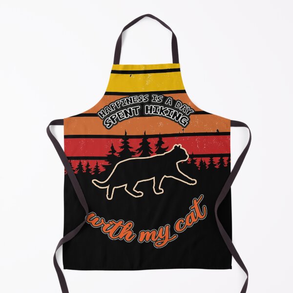 Item preview, Happiness Is A Day Spent Hiking With My Cat v3 designed and sold by Grafik0.
