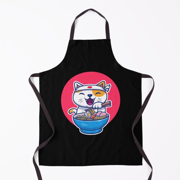 Item preview, Cute And kawaii Cat Eating Ramen - Funny japan Cat Gift For Ramen And Noodles Japan food lovers designed and sold by Diferenty Shop ⭐⭐⭐⭐⭐.