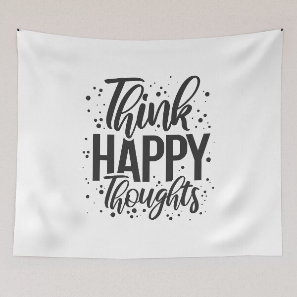 Item preview, Think Happy Thoughts designed and sold by Creativenetic.
