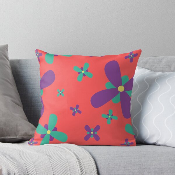 Item preview, patrón divertido del poder de las flores de los 70 designed and sold by CameleonDesign.