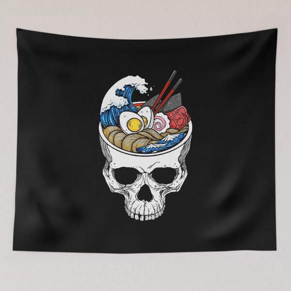 Item preview, Skull Ramen Japan Food - Cool And Awsome japan skull Gift For Ramen And Noodles Japan food lovers designed and sold by Diferenty Shop  ⭐⭐⭐⭐⭐.