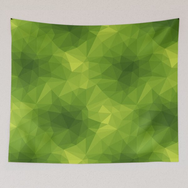 Item preview, Low poly green pattern designed and sold by ProfiTrollka.