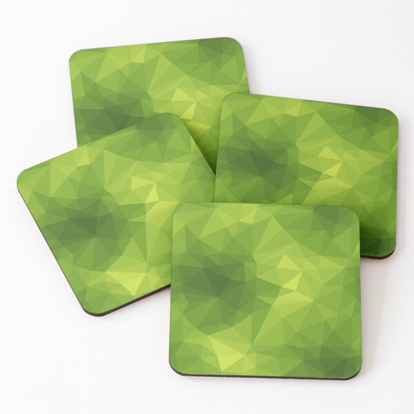 Item preview, Low poly green pattern designed and sold by ProfiTrollka.