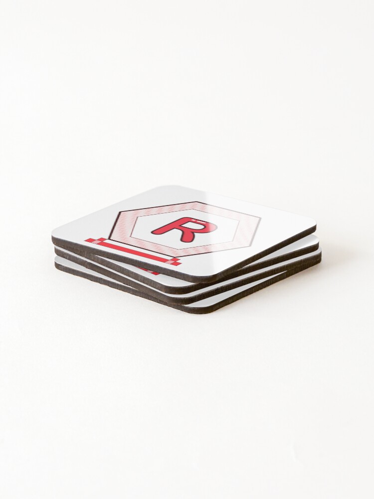 Thumbnail 4 of 5, Coasters (Set of 4), Initial R designed and sold by AnasQureshi.