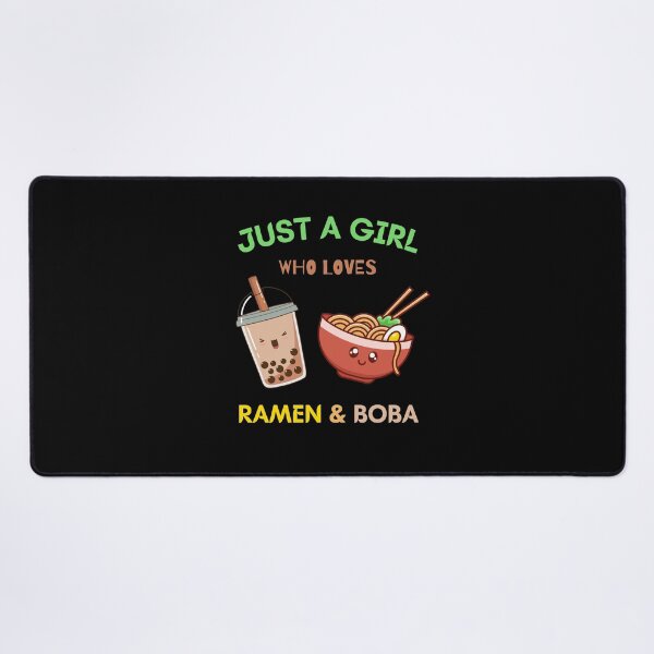 Item preview, Just A Girl Who Loves Ramen And Boba - Funny And Kawaii Quote Gift For Girl Who Loves Ramen And Noodles. Boba Japan food lovers designed and sold by Diferenty Shop  ⭐⭐⭐⭐⭐.