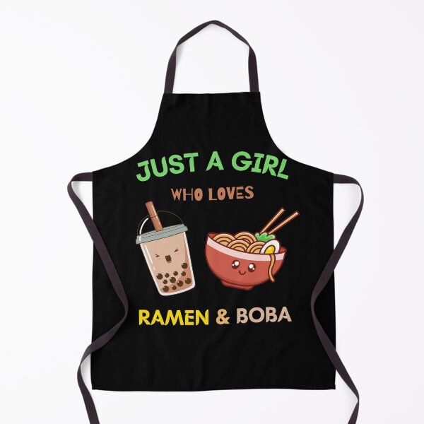 Item preview, Just A Girl Who Loves Ramen And Boba - Funny And Kawaii Quote Gift For Girl Who Loves Ramen And Noodles. Boba Japan food lovers designed and sold by Diferenty Shop ⭐⭐⭐⭐⭐.