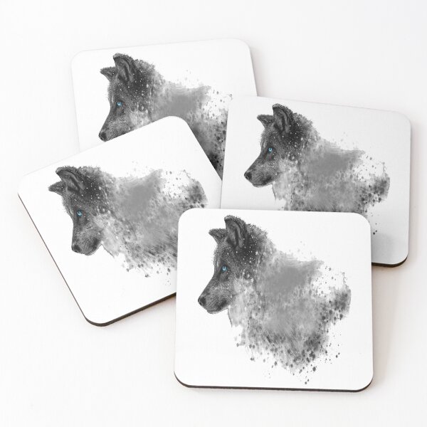 Item preview, Black Wolf With Blue Eyes designed and sold by Tamas Das.