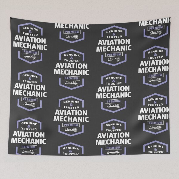 Aperçu de l'œuvre Idées cadeaux de logo de mécanicien de l'aviation créée et vendue par cidolopez.
