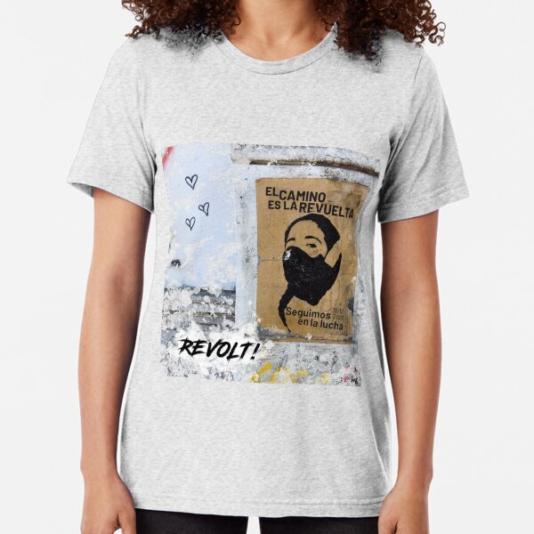 The way is to revolt Tri-blend T-Shirt