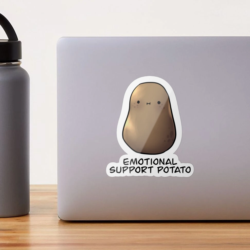 Emotional Support Potato #1 Magnet by a-lazybee