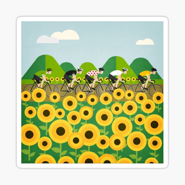 Tour De France Stickers for Sale