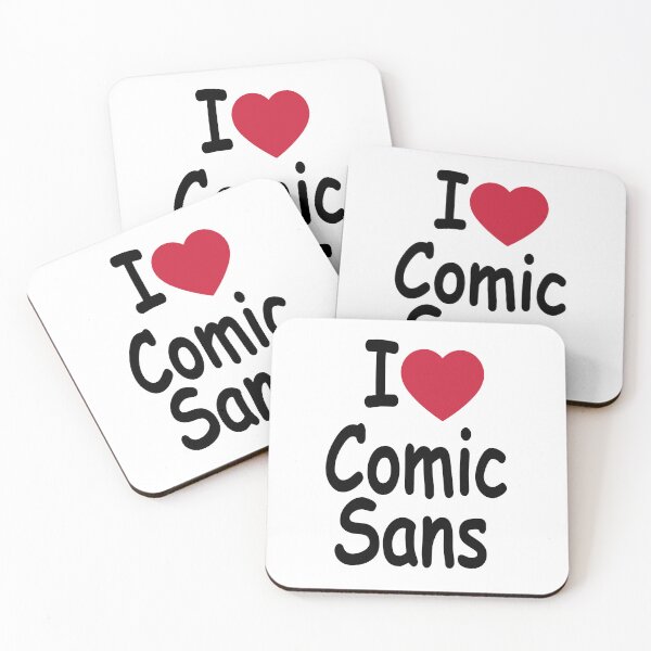 Item preview, I love Comic Sans designed and sold by Rosho_Pixel.