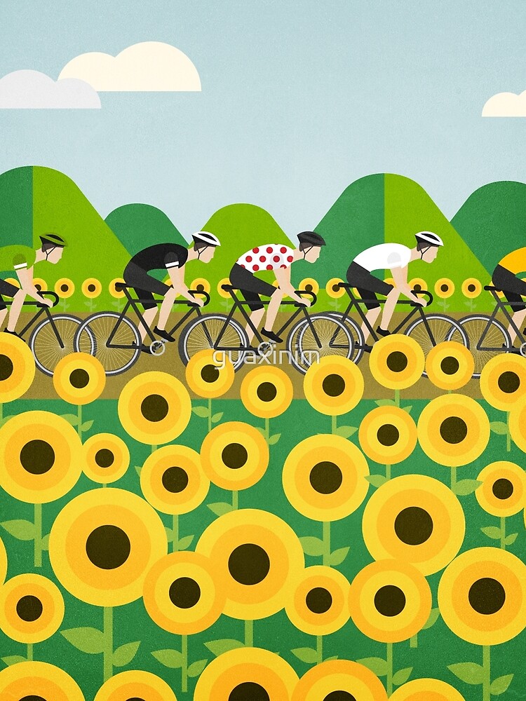 Thumbnail 3 of 3, Scarf, Le Tour I designed and sold by guaxinim.