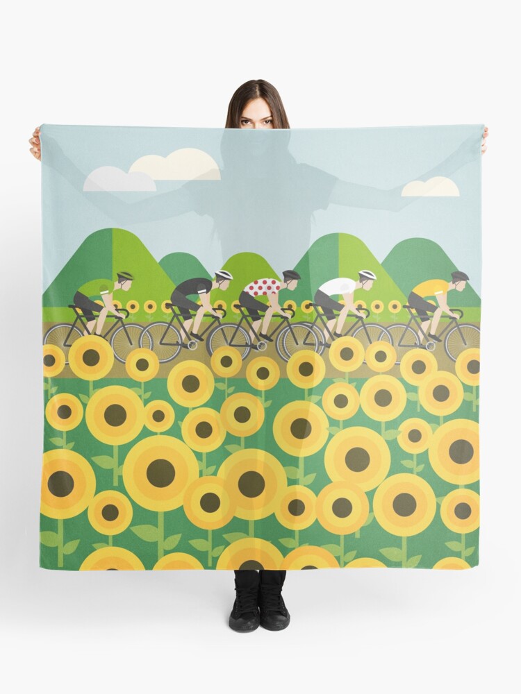Thumbnail 1 of 3, Scarf, Le Tour I designed and sold by guaxinim.