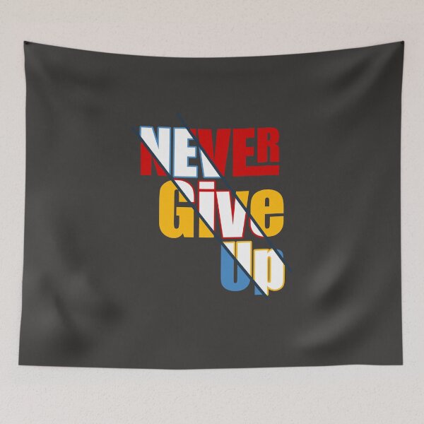 Item preview, Never give up designed and sold by DhanukaShamen.
