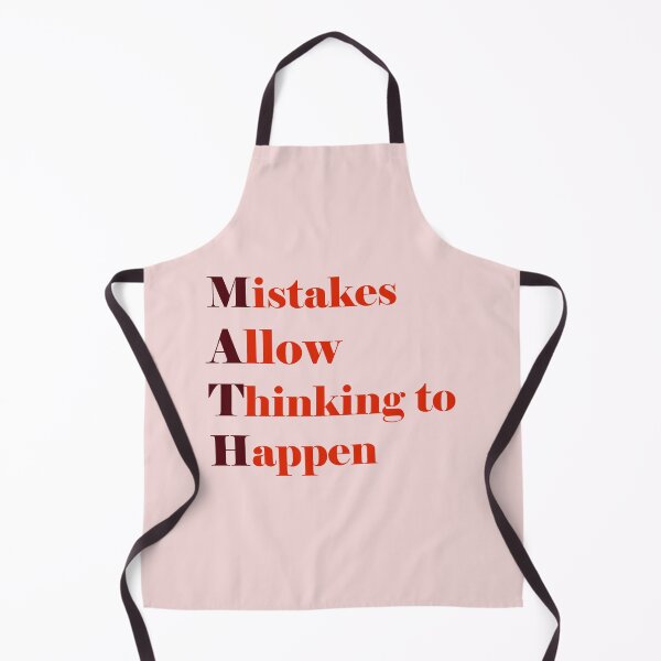 Item preview, MATH Funny quote: Mistakes Allow Thinking To Happen designed and sold by ErmessThiings.