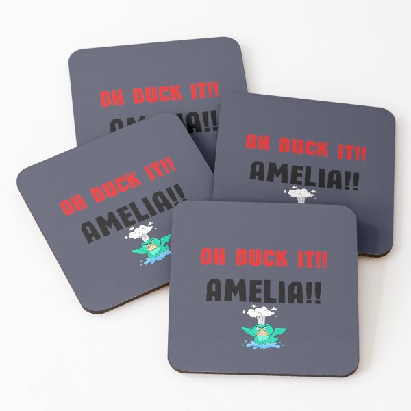 Item preview, Oh Duck It Amelia!! ~ Funny, Personalised Duck Quote Typography For Duck Lovers designed and sold by haRexia.