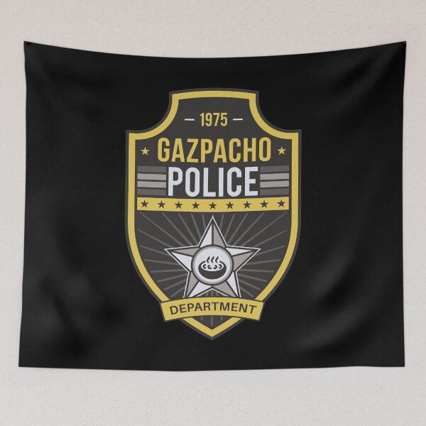 Item preview, Gazpacho Police Badge designed and sold by Store-Designify.