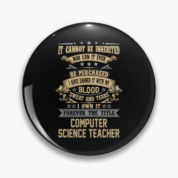 Item preview, Computer Science Teacher T Shirt - Forever The Title Job Gift Item Tee designed and sold by celiagomez456.