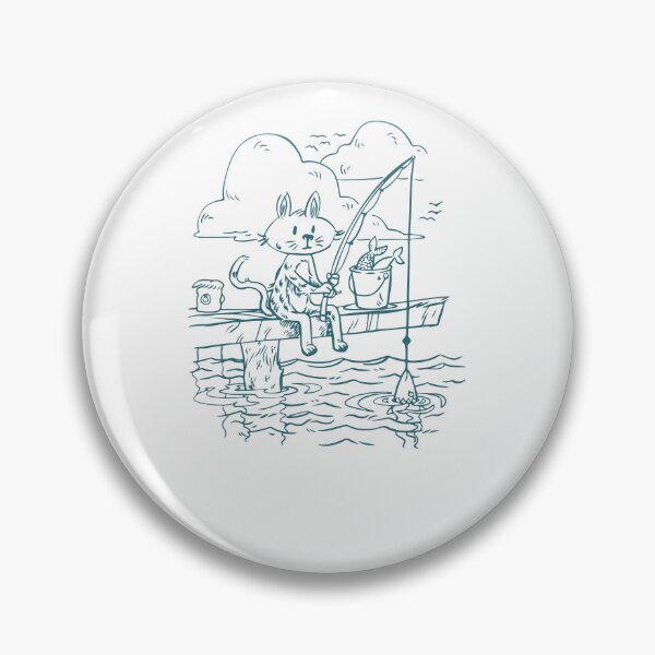 Item preview, fishing cat designed and sold by zaher97.