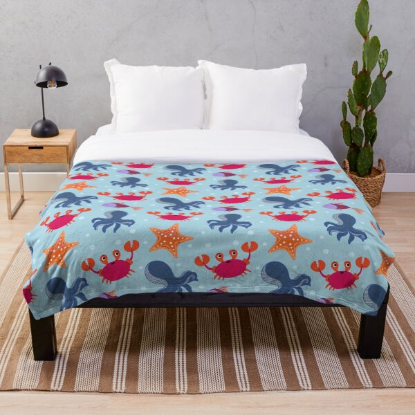 Item preview, Under The Deep Ocean Animals | Beautiful Deep Sea Pattern designed and sold by SeemDev786.