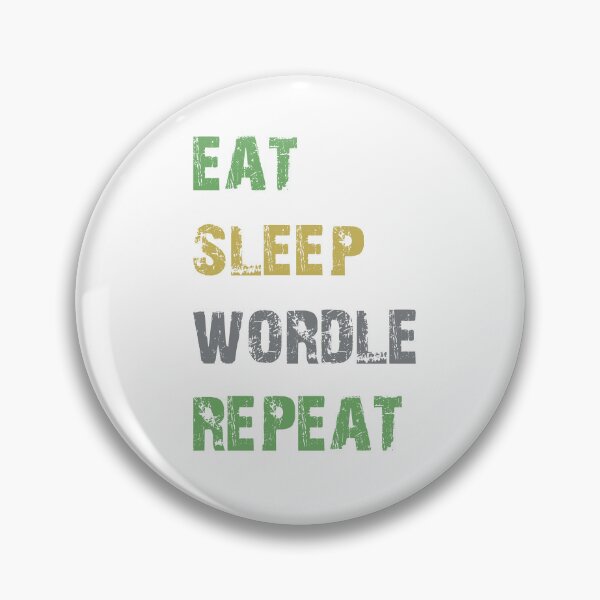 Item preview, EAT SLEEP WORDLE REPEAT designed and sold by sabuj7.