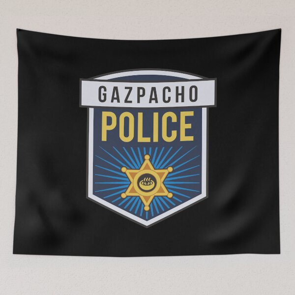 Item preview, Gazpacho Police Badge designed and sold by Store-Designify.