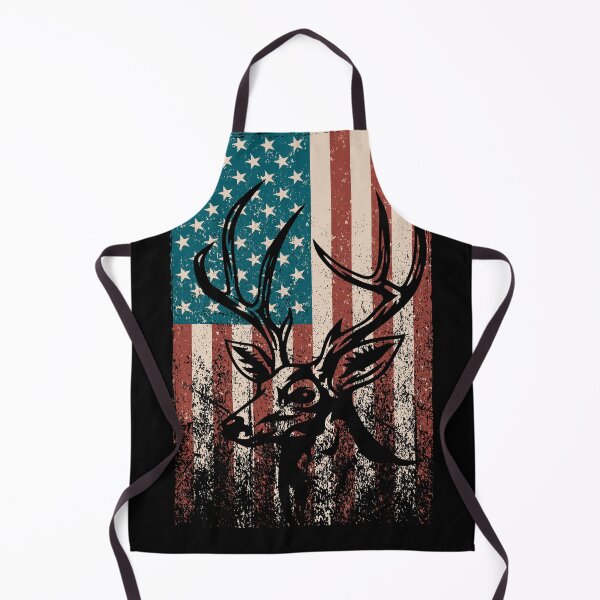 Artikelvorschau, Amerikanischer Hirschjäger mit USA-Flagge, Geschenk für patriotische Hirschjäger entworfen und verkauft von SaliDesigner.
