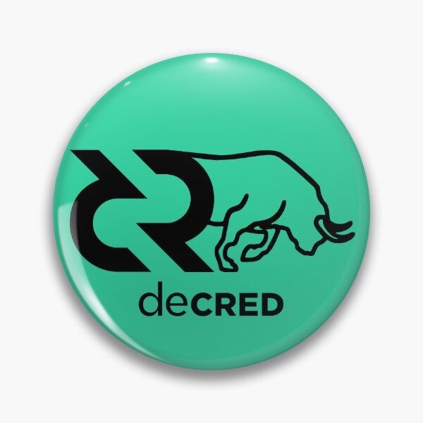 Item preview, Decred Bull - DCR Turquiose © v2 (Diseño con marca de tiempo de https://timestamp.decred.org/) designed and sold by OfficialCryptos.