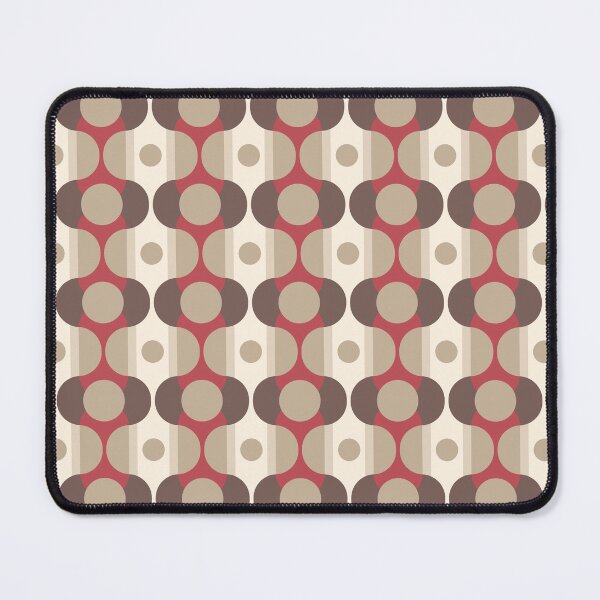 Item preview, Retrotaidetta, 70s Retro Vintage Geometric Oval Pattern designed and sold by BesanoStyle.