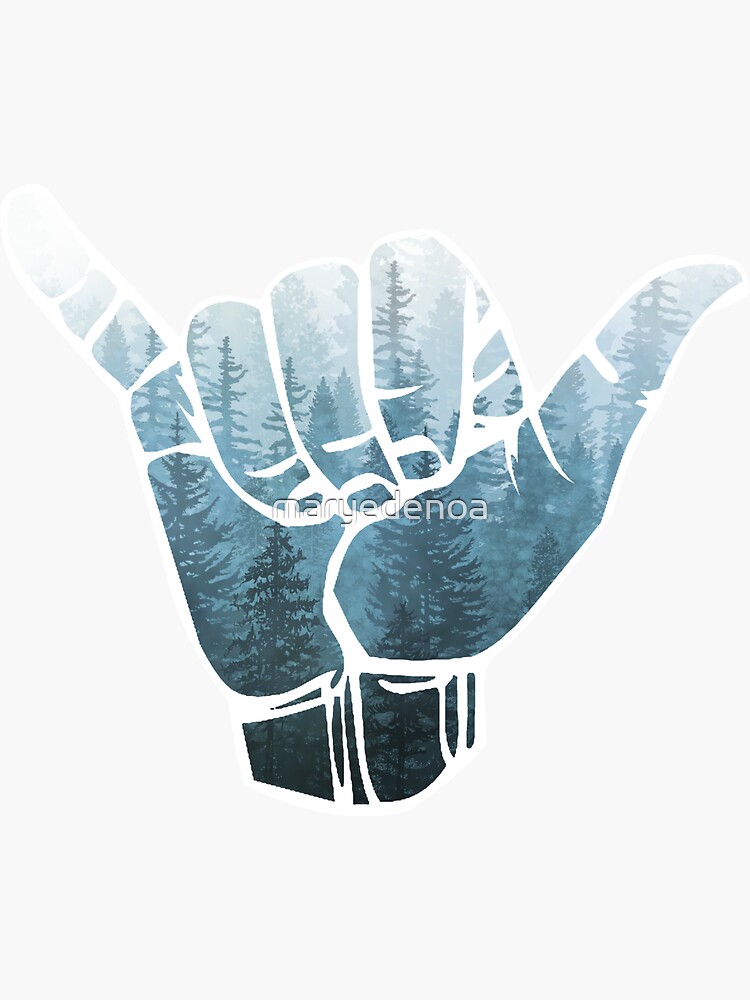 Misty Forest Hang Loose by maryedenoa