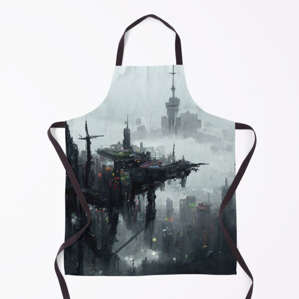 Item preview, AI Generated Art Cyberpunk City Morning designed and sold by patricklevar.