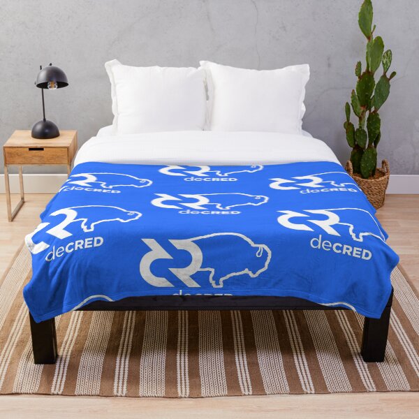Item preview, Decred Bison - DCR Blue © v1 (Diseño con marca de tiempo de https://timestamp.decred.org/) designed and sold by OfficialCryptos.