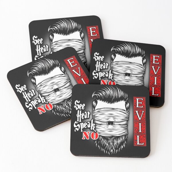 Item preview, See No Evil, Speak No Evil, Hear No Evil, Skull designed and sold by FMQ Store.