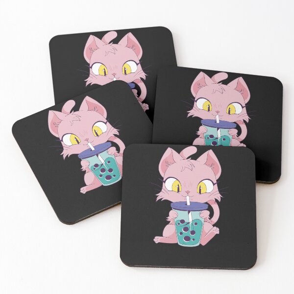 Item preview, pink cat designed and sold by zaher97.