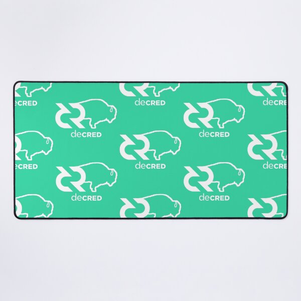 Item preview, Decred Bison - DCR Turquoise © v1 (Design timestamped by https://timestamp.decred.org/) designed and sold by OfficialCryptos.