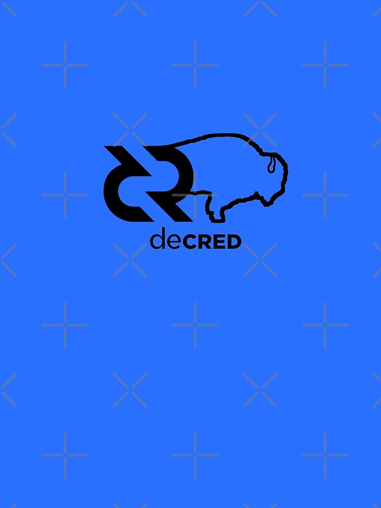 Decred Bison - DCR Blue © v2 (Design timestamped by https://timestamp.decred.org/) by OfficialCryptos