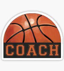 Pegatina Entrenador de baloncesto