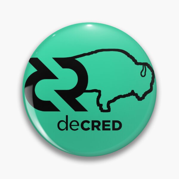Item preview, Decred Bison - DCR Turquiose © v2 (Diseño con marca de tiempo de https://timestamp.decred.org/) designed and sold by OfficialCryptos.