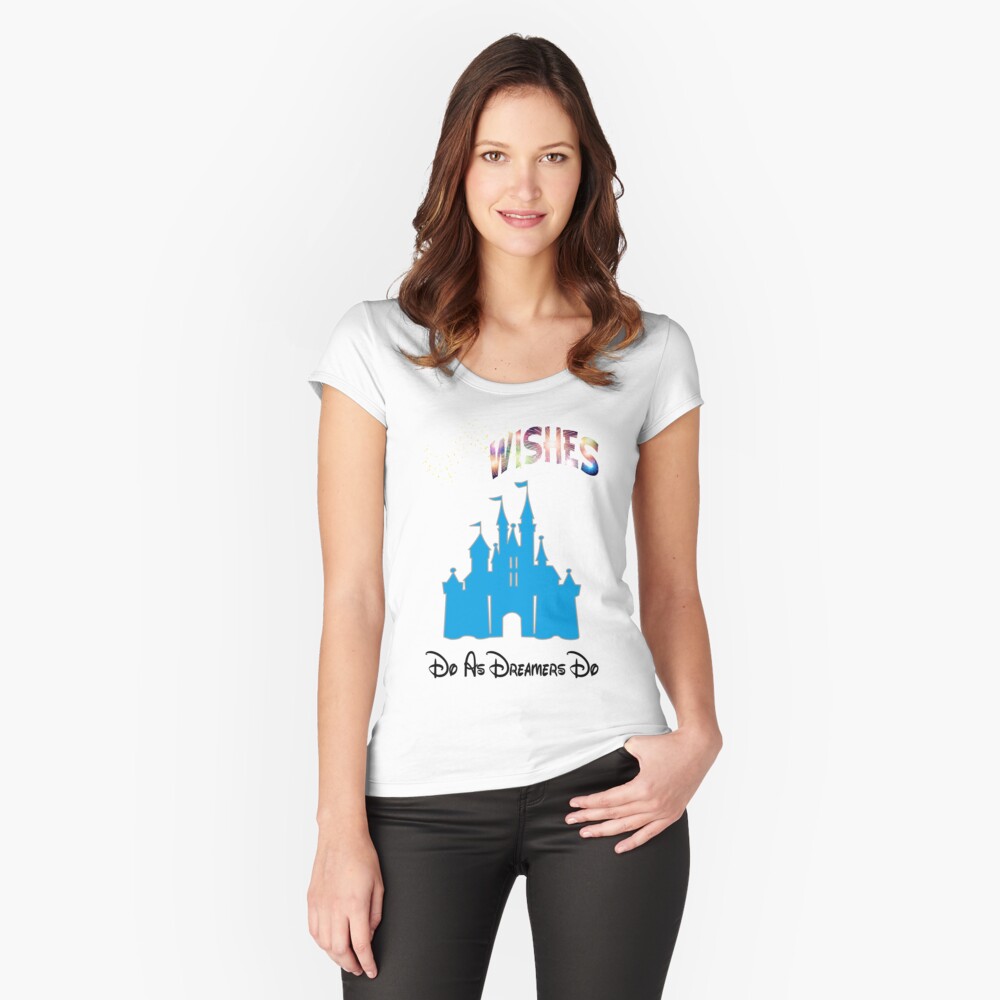 Item preview, Fitted Scoop T-Shirt designed and sold by tikitalkpodcast.