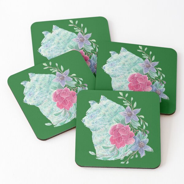 Item preview, Cat flower green designed and sold by Kulokulo.
