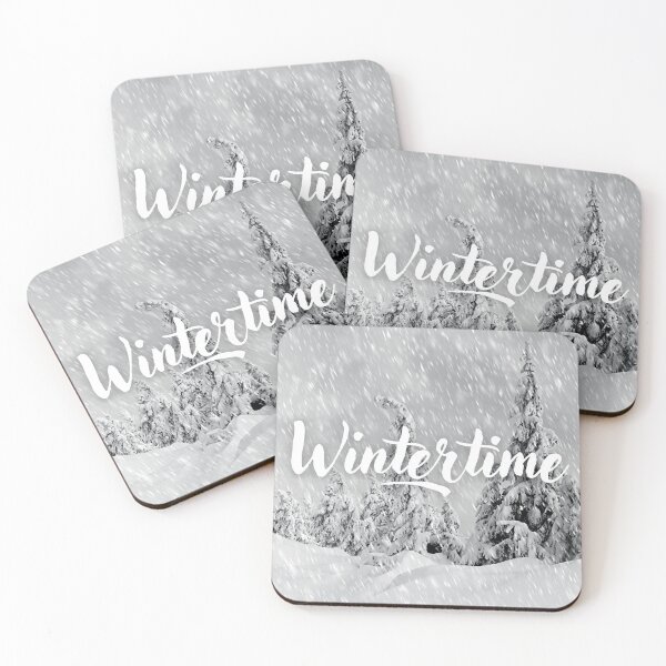 Item preview, Winter Time - Wild Snowing Simple Retro Design designed and sold by lordyswiss.