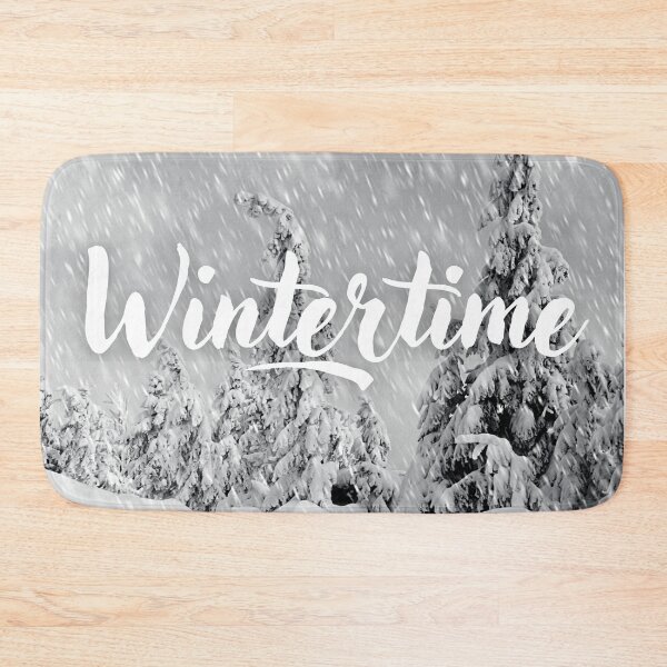 Item preview, Winter Time - Wild Snowing Simple Retro Design designed and sold by lordyswiss.