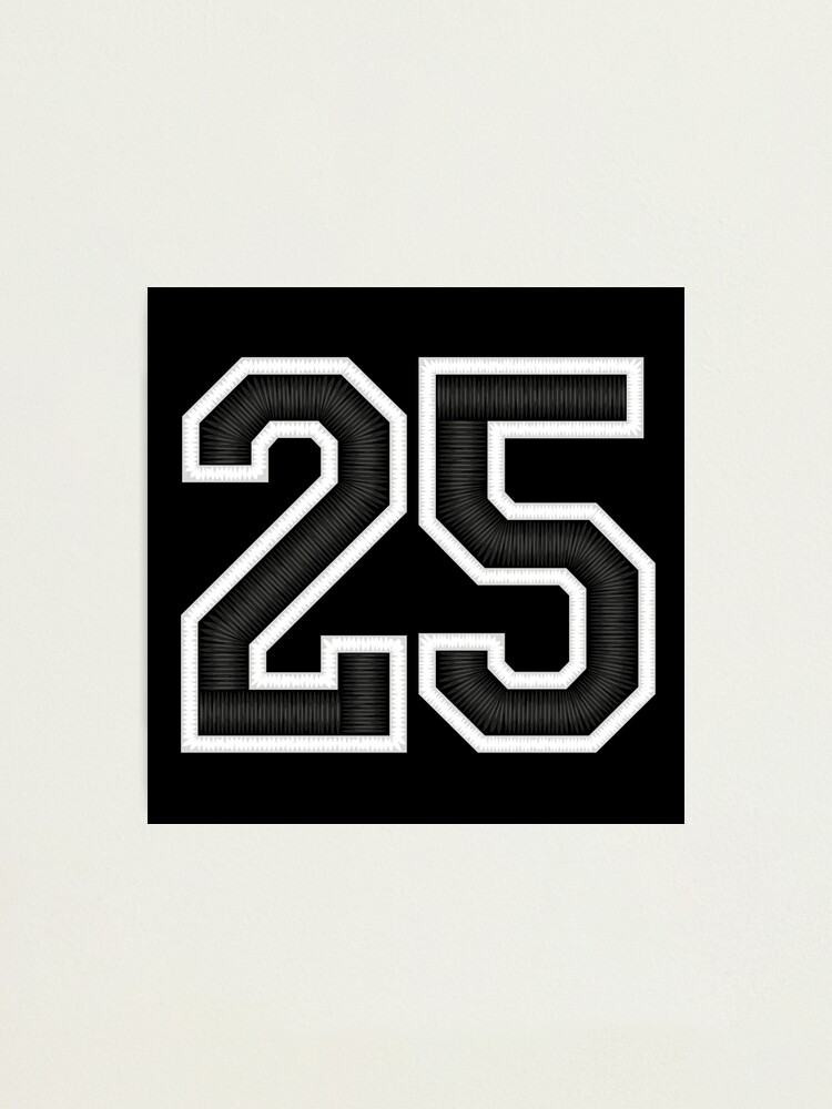 24 number number football Photographic Print by GeogDesigns