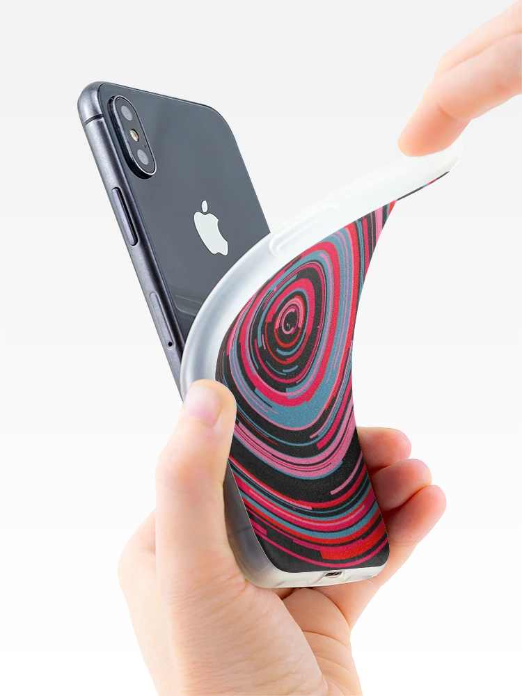 Thumbnail 4 of 5, iPhone Case, Arcs 15 designed and sold by genpythonart.
