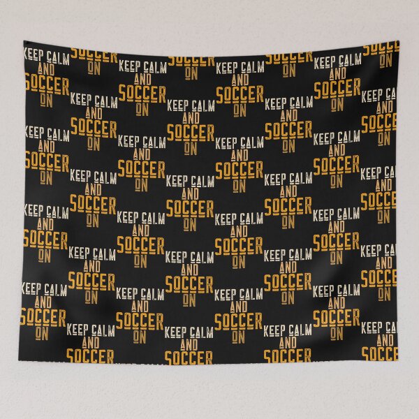 Item preview, Keep calm and soccer on-soccer. designed and sold by DesignedBySnip.